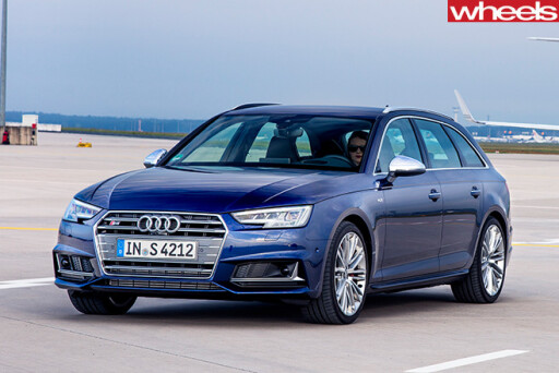Audi -S4-wagon -front -side