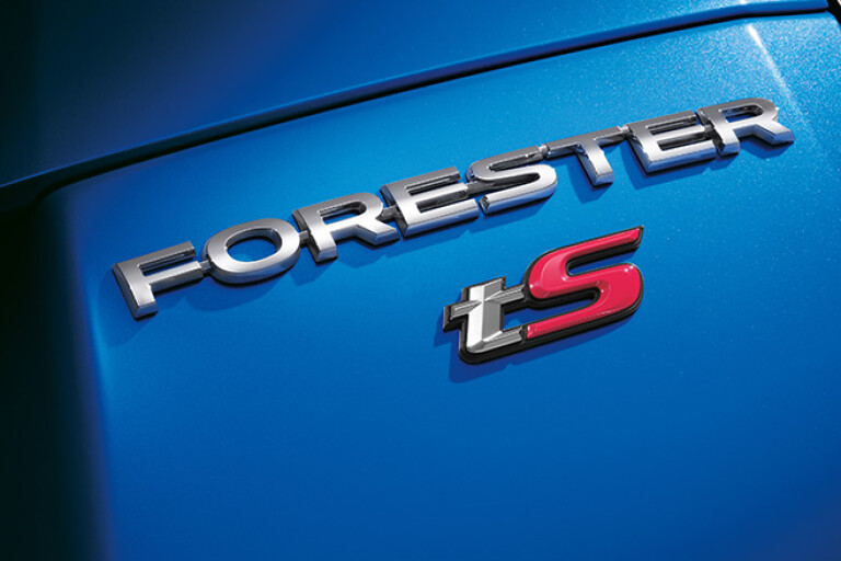 Subaru Forester tS badge