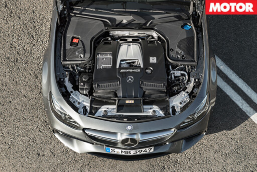 Mercedes -AMG-E63S-engine