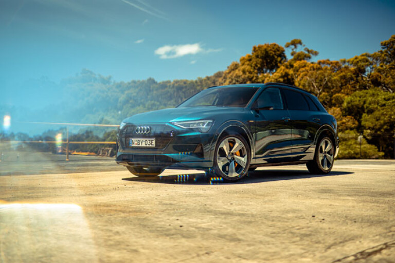 Audi e-tron at Car of the Year 2021