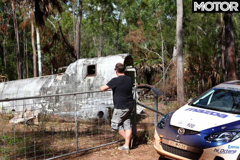 2012 Mazda 2 Rally Car WWII Plane Wreckage Jpg