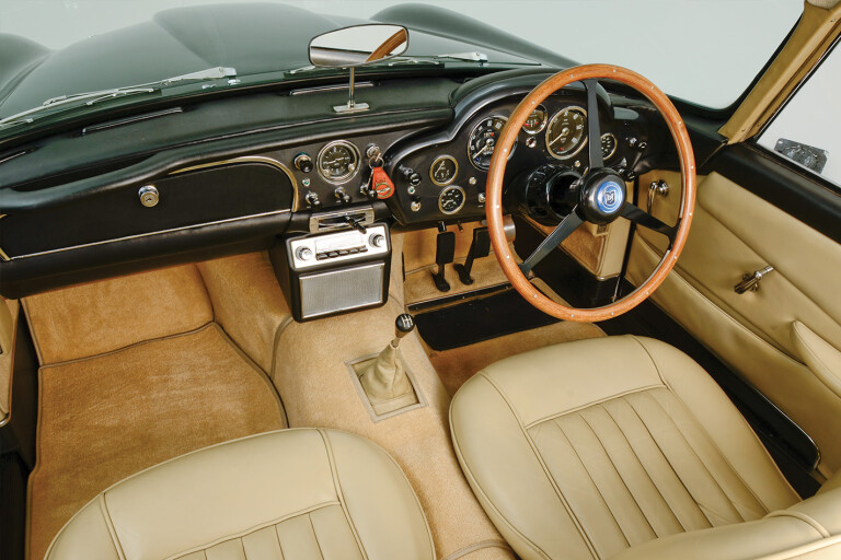 Retro Aston Martin DB 4 Interior Jpg