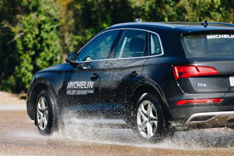 Michelin Pilot Sport 4 SUV Wet Handling Performance Jpg