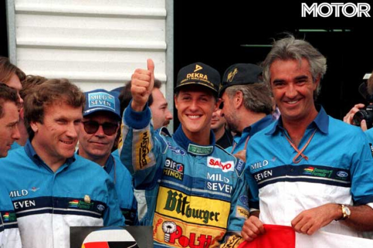 1994 Formula One Season Michael Schumacher Flavio Briatore Jpg