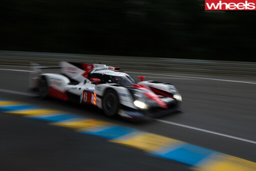 Toyota -Le -Mans -car -driving -front -side