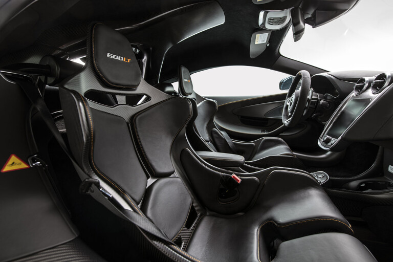 McLaren 600LT MSO interior
