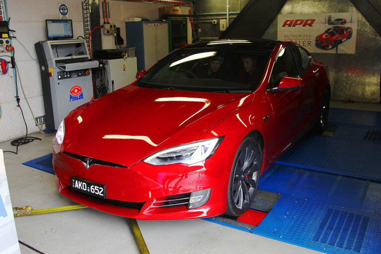 2017 Tesla Model S On Dyno Test Jpg