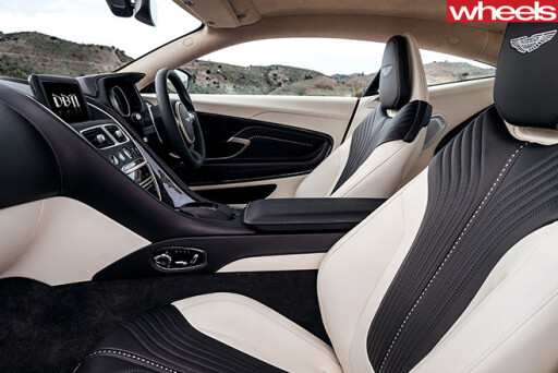 Aston -Martin -DB11-interior -front -seats