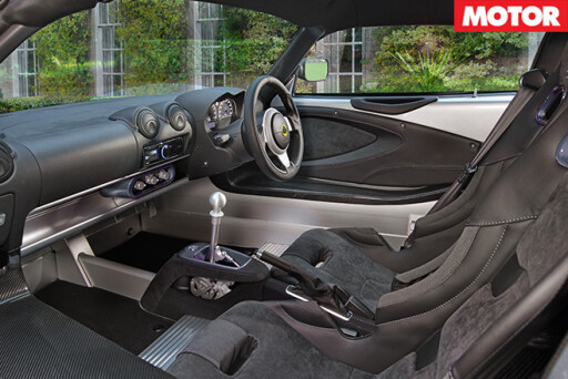 2017 Lotus Exige Sport 380 interior
