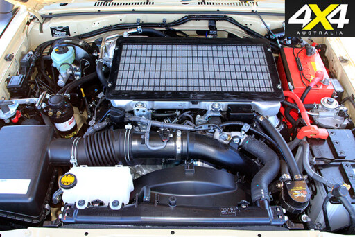 Custom Toyota LandCruiser 79 engine