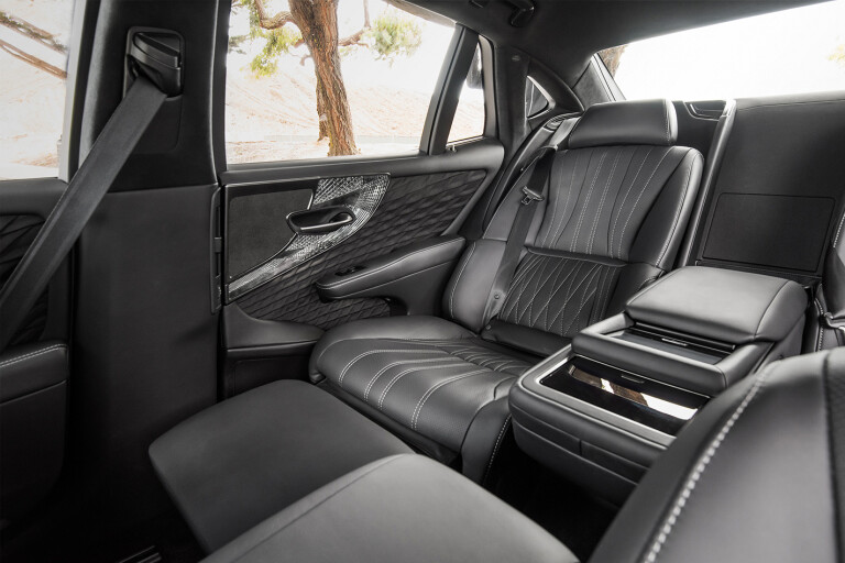 Lexus Ls 500 Sport Luxury Interior Rear Jpg