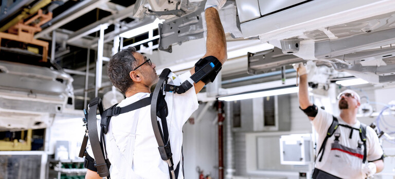 Move over Iron Man. Audi workers get ultra-cool exoskeletons to build cars