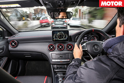Merc-AMG interior driving