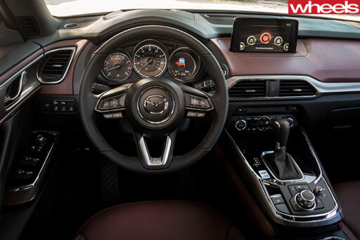 Mazda -CX-9-interior -steering -wheel