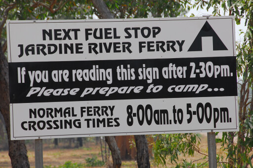River Ferry sign