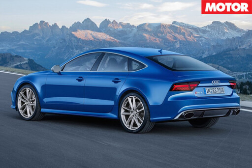Audi rs7 performance rear