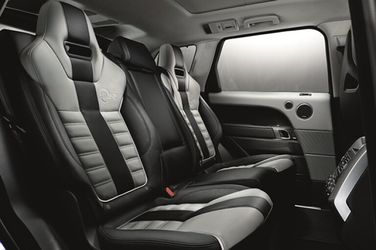 Range Rover Sport SVR rear seats