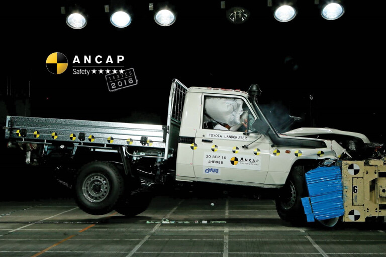 Five-star ANCAP rating for Toyota Landcruiser 70 series