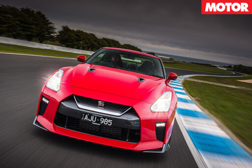 2017 Nissan GT-R Track Edition front driving