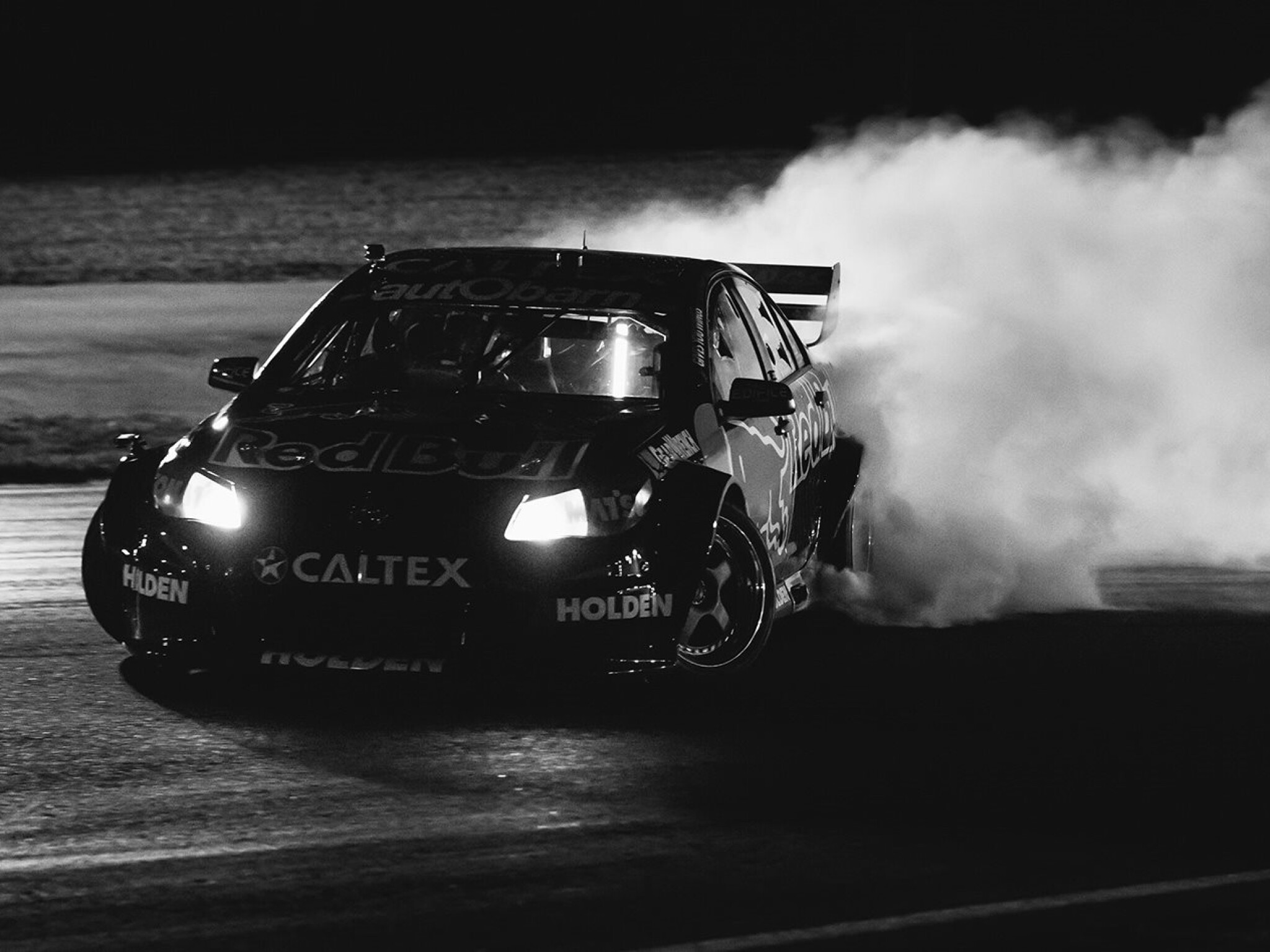 Shane van Gisbergen puts on smokeshow in V8 Supercar turned drift car