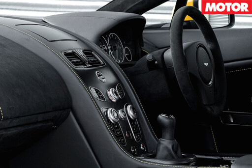 Aston Martin V12 Vantage S interior
