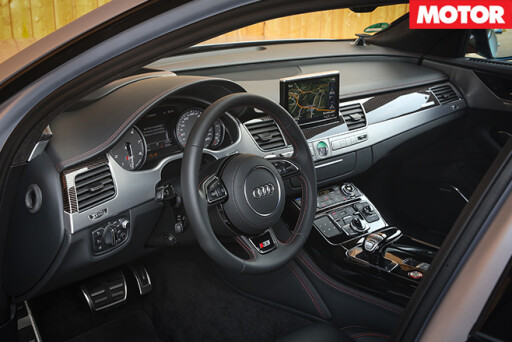 Audi S8 Plus interior