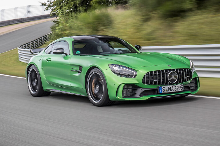 Mercedes-AMG GT R on track vs GT C on road