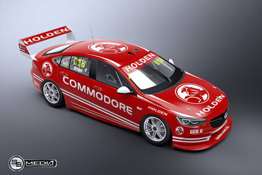 Holden NG Commodore supercar side