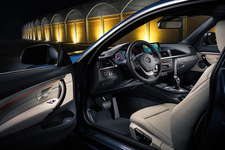 Alpina BMW 4 series interior