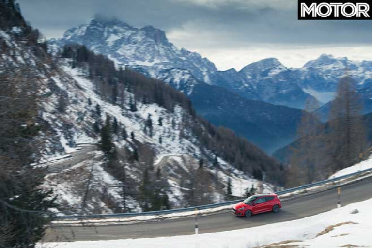 2019 Ford Fiesta ST Alpine Mountain Range Roads Jpg