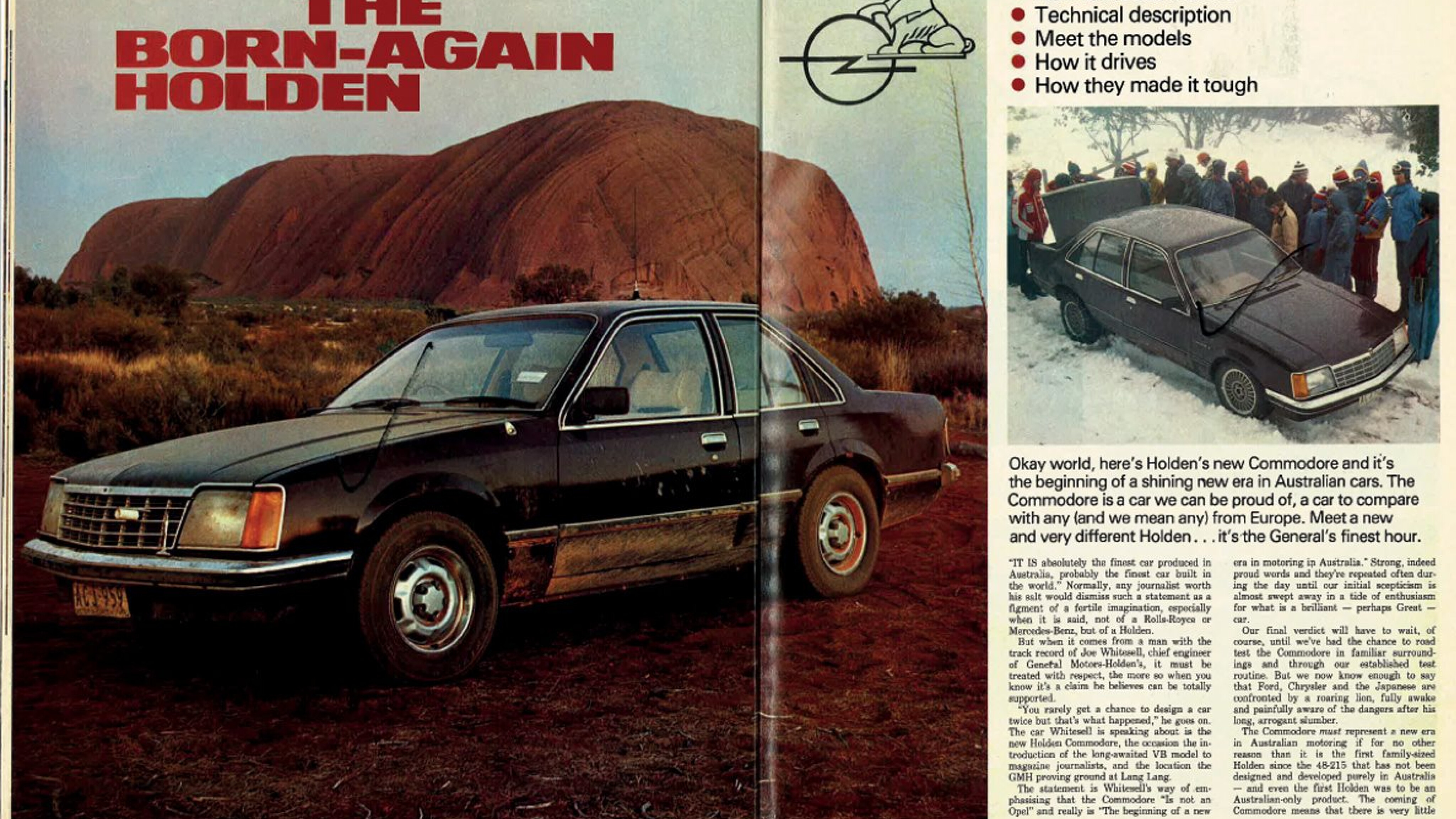 39 Years of Holden Commodore: 1978 - GMH unveils the born-again Holden