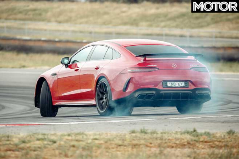 Performance Car Of The Year 2020 Track Test Mercedes AMG GT 63 S Powerslide Jpg