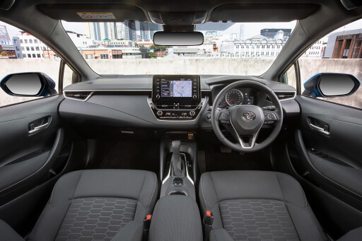 2018 Toyota Corolla hatchback interior