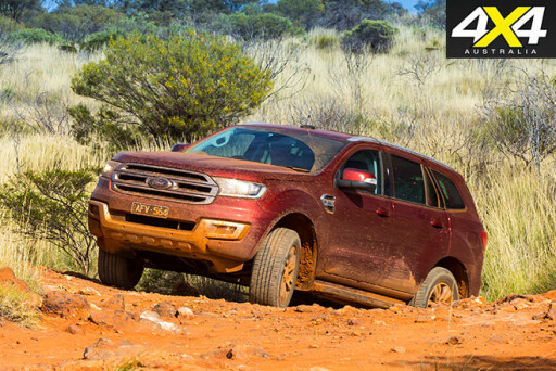 Ford Everest driving