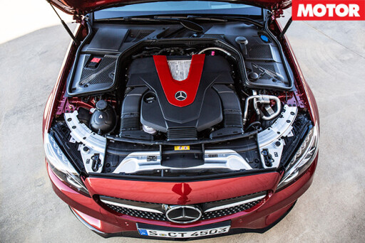 Mercedes-AMG C450 engine