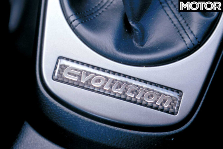 2004 Mitsubishi Evolution VIII Gearshifter Badge Jpg