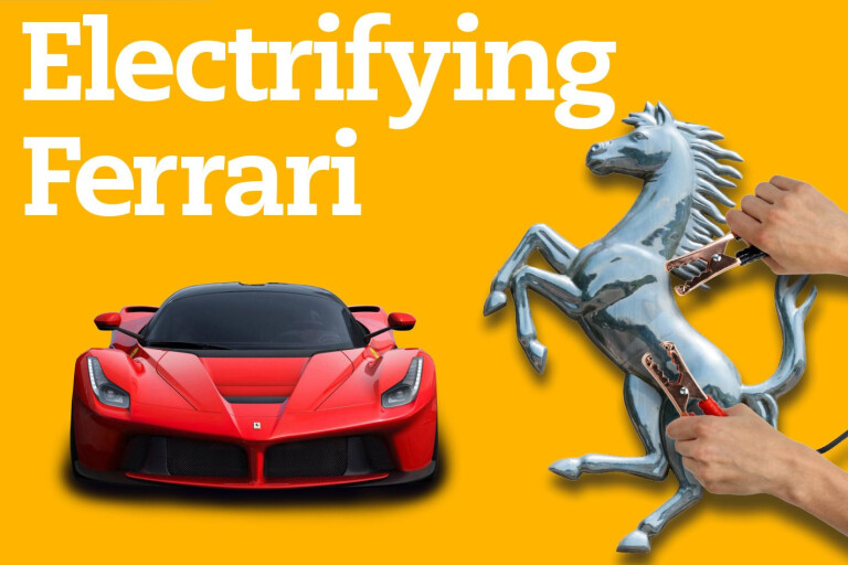 Electrifying Ferrari Tall Jpg