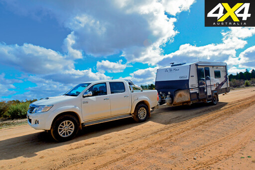 Hilux and trailer