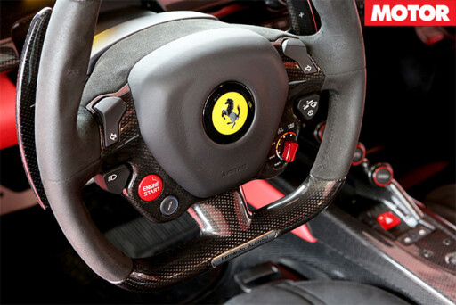 Ferrari LaFerrari steering wheel