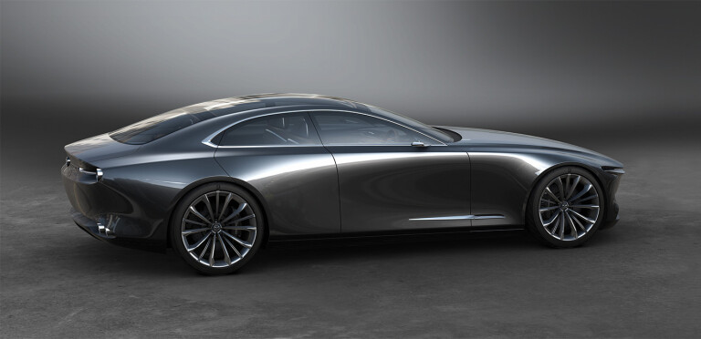 Mazda Vision Coupe Concept Rear Side Jpg