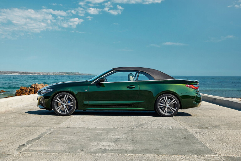 2021 BMW 4 Series Convertible roof up