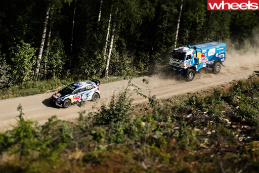 WRC Polo Vs Kamaz Dakar Truck 4