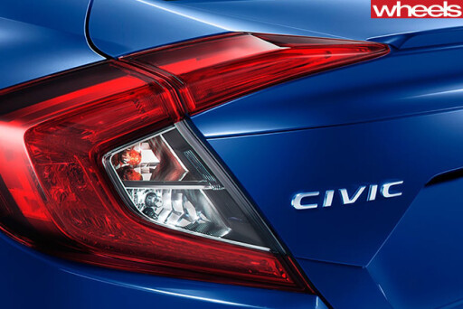 Honda Civic RS rear taillight