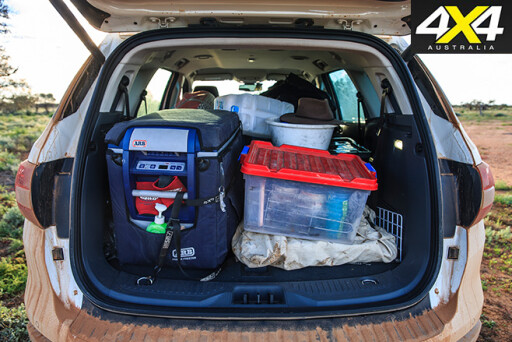 Ford everest spacious boot