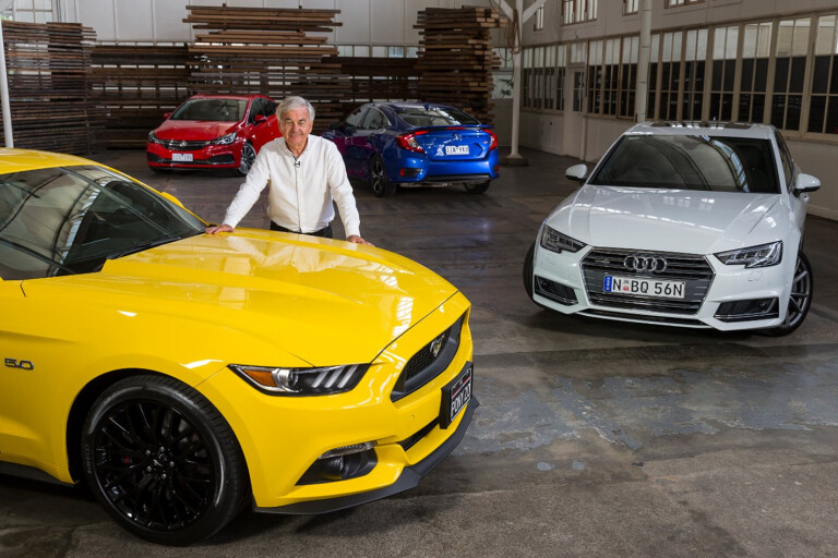 Paul Beranger with Ford Mustang at WhichCar Style Awards