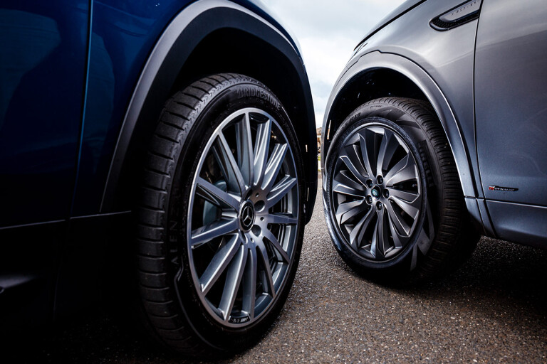 Mercedes-Benz GLB vs Land Rover Discovery Sport wheels