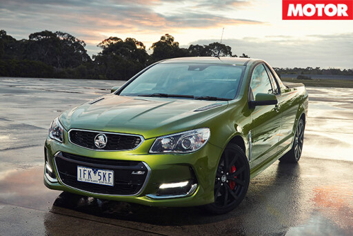 2016 Holden Commodore SS ute front