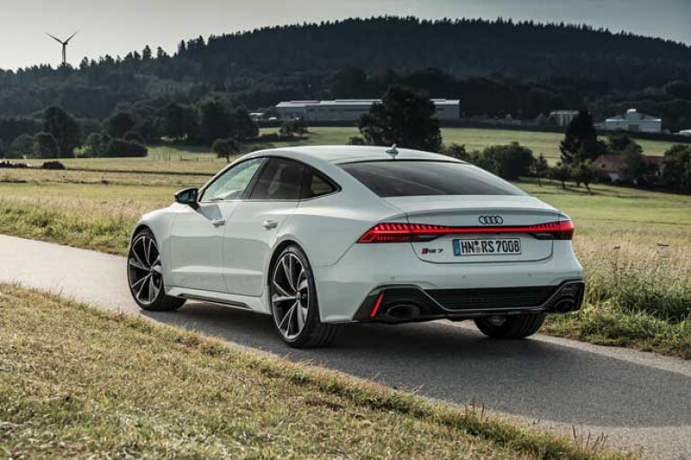 Audi RS 7 First Drive Review Rear Jpg