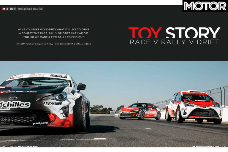 MOTOR Magazine May 2019 Issue Preview Toyota Yaris AP 4 Rally 86 Racing Series 86 Drift Car Feature Jpg