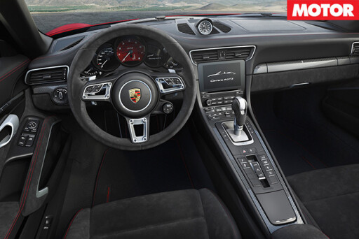 Porsche 911 GTS interior